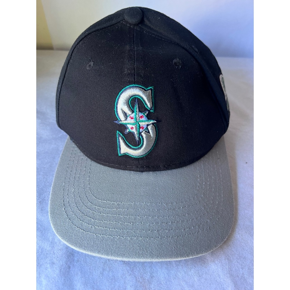 Melon Wear Seattle Mariners Snapback Hat Black Grey Emerald Queen Casino Patch